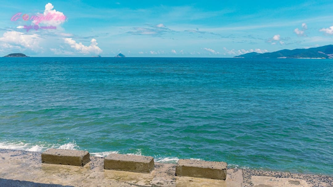 beautiful long beach nha trang with white sand