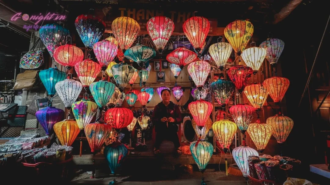 Choosing Your Vibe: A Guide to Hanoi's Nightlife by Music Genre 1 colorful Chinese lanterns
