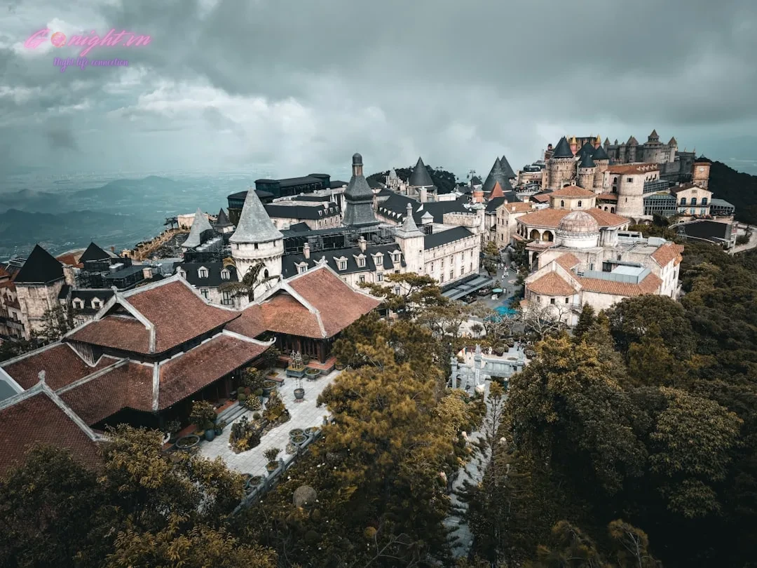 Navigating Nuru Massage in Vietnam: What to Expect and How to Choose 2 an aerial view of a city with a mountain in the background