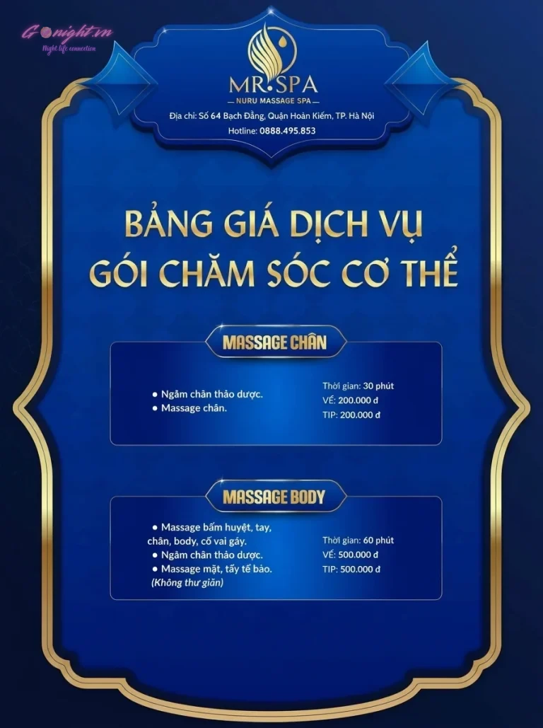 Top Massage tái tạo năng lượng tại Quận Hoàn Kiếm