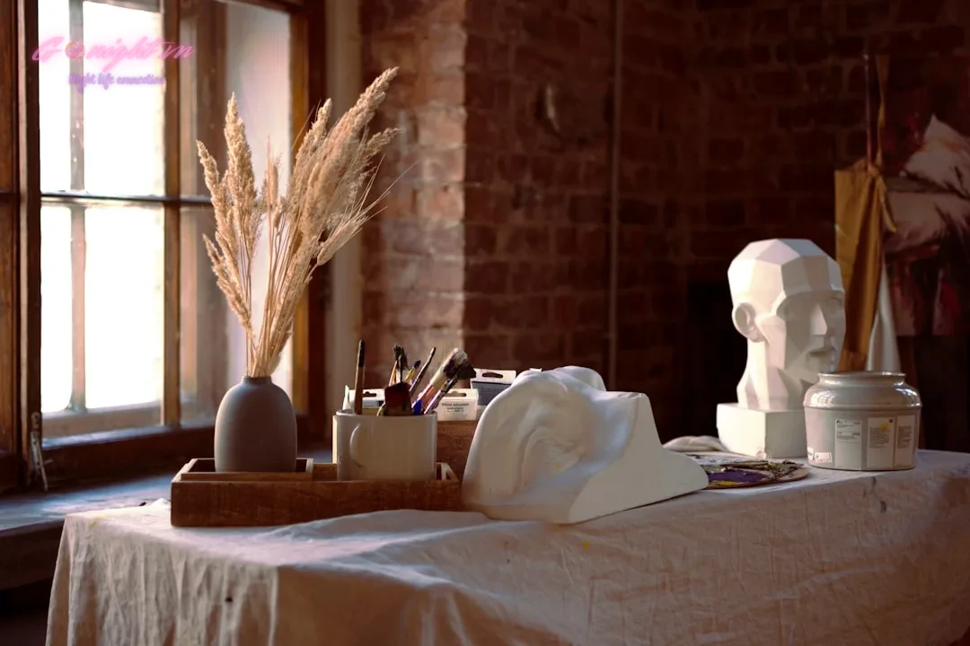 Navigating Nuru Massage in Vietnam: What to Expect and How to Choose 1 a table with a vase and objects on it