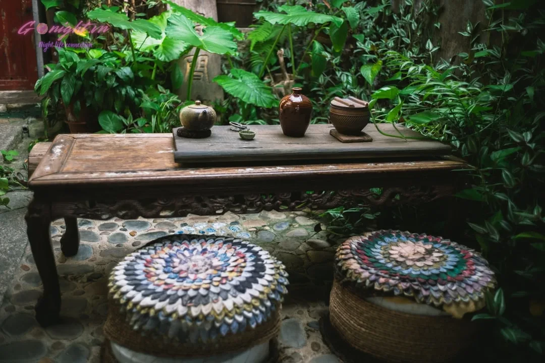 brown clay pots on brown wooden table